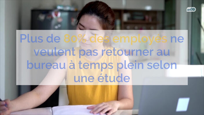 Plus de 80% des employés ne veulent pas retourner au bureau à temps plein selon une étude