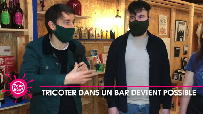 Les trois tricoteurs créent un bar à tricoter ! épisode 1