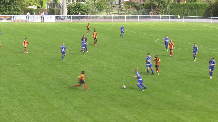 Chauny (02) : Les jeunes footballeurs s'adaptent au port du masque