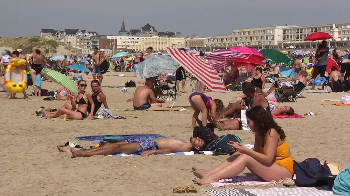 Canicule : Un après-midi à la plage de Berck