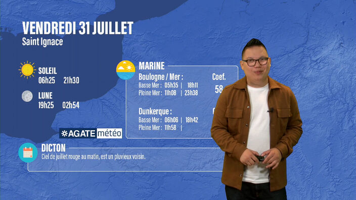 Météo des Hauts-de-France du 31 juillet 2020 