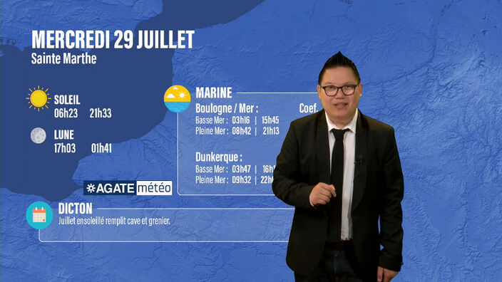 Météo des Hauts-de-France du 29 juillet 2020 