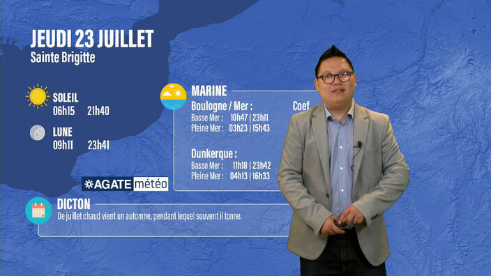 Météo des Hauts-de-France du 23 juillet 2020 