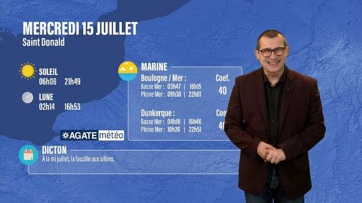 Météo des Hauts-de-France du 15 juillet 2020 