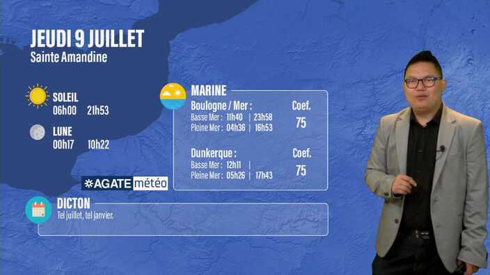 Météo des Hauts-de-France du 9 juillet 2020