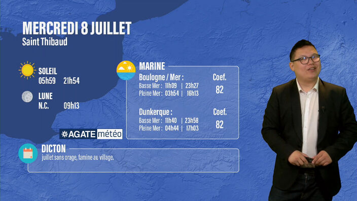 Météo des Hauts-de-France du 8 juillet 2020