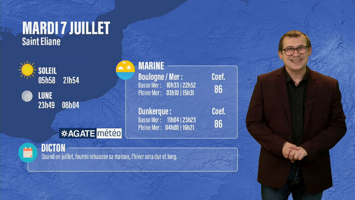 Météo des Hauts-de-France du 7 juillet 2020 