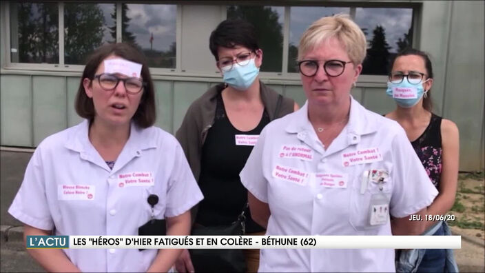 Les soignants fatigués et en colère