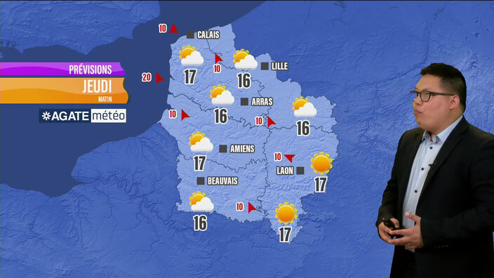 La météo des Hauts-de-France pour le jeudi 21 mai