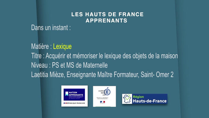PS et MS de maternelle| Lexique | Acquérir et mémoriser le lexique des objets de la maison