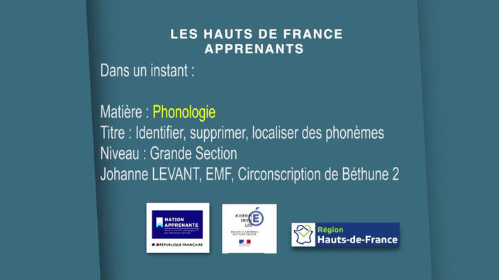 Grande section | Phonologie | Identifier, supprimer, localiser les phonèmes