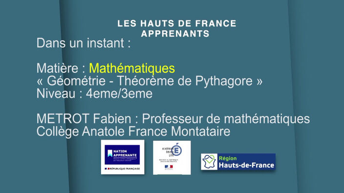 4ème/3ème | Mathématiques | Géométrie - Théorème de Pythagore