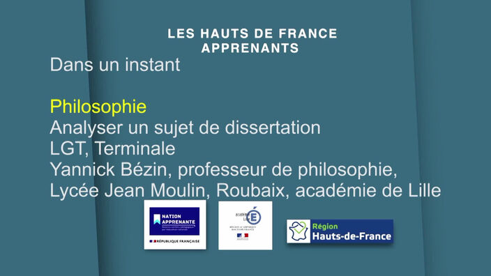 Terminale | Philosophie | Analyser un sujet de dissertation