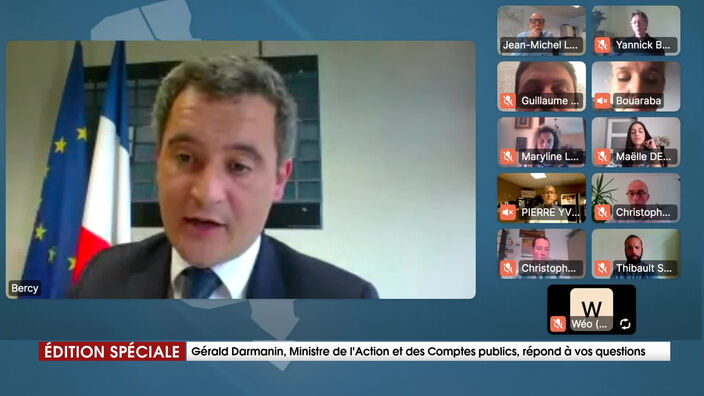 "Aide de 1500€, on est en train de travailler sur d'autres dispositifs", Gérald Darmanin, ministre de l'Action et des Comptes publics 