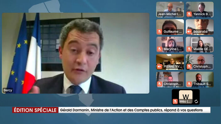 Gérald Darmanin, ministre de l'action et des comptes publics, répond aux questions des lecteurs de La Voix du Nord et aux téléspectateurs de Wéo