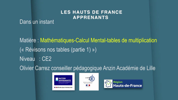CE2 | Mathématiques | Calcul mental, les tables de multiplication