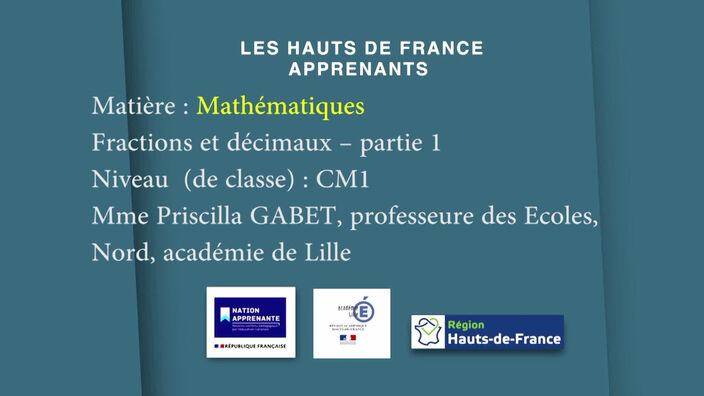 CM1 | Maths | Fractions et décimaux