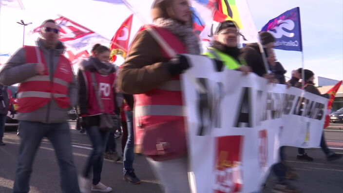 Manifestation à Calais : interview