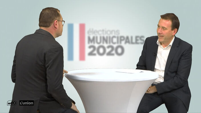 Municipales 2020 : Eric Delhaye, maire de Laon (02)