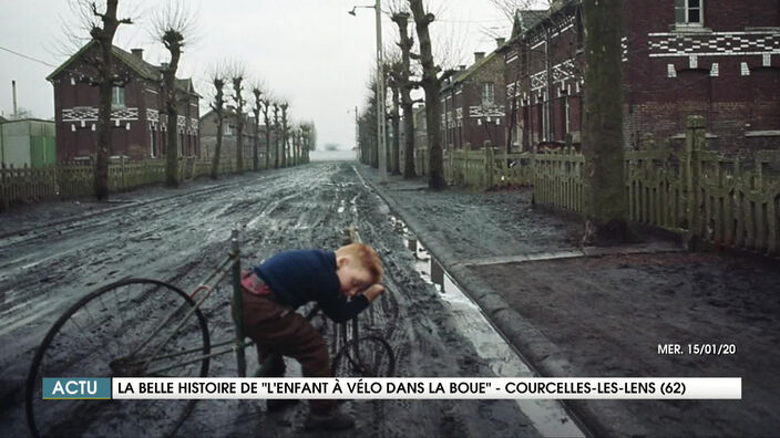 Courcelles-les-Lens (62) : La belle histoire de « l’enfant à vélo dans la boue »