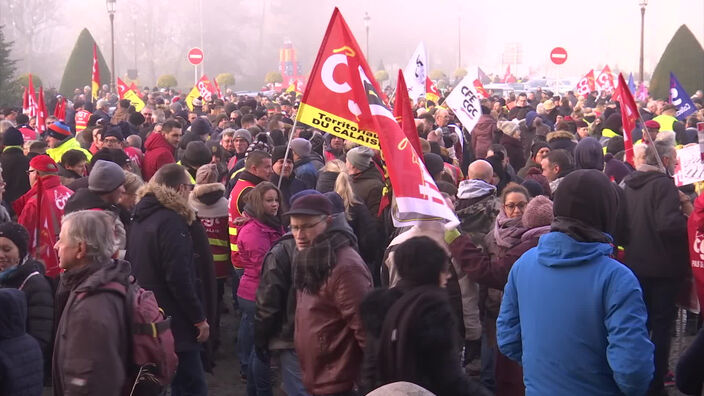 Calais, journée de grève