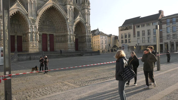 La cathédrale d'Amiens bouclée pour la venue d'Emmanuel Macron