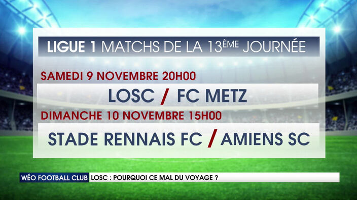 LOSC et RC Lens, l'actualité des clubs - Wéo Football Club du 4 novembre