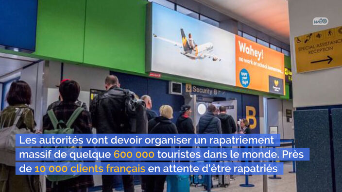 Faillite du voyagiste britannique Thomas Cook : Près de 10 000 français en attente d’être rapatriés