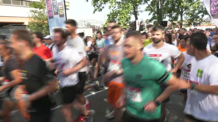 Le départ des 10km de la Braderie de Lille