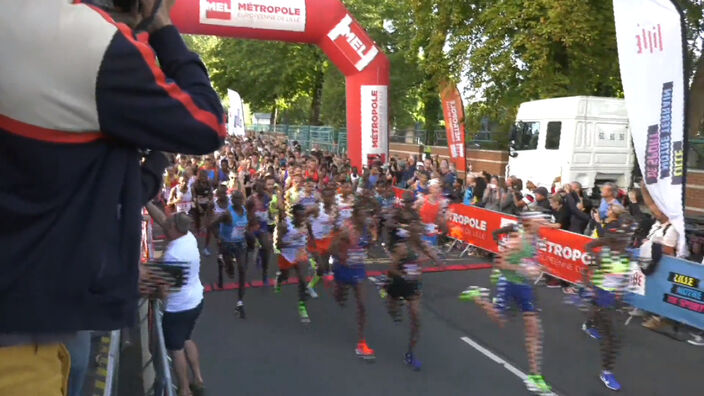 Le semi-marathon de la braderie de Lille 2019