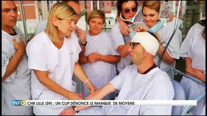 Au CHR de Lille, un clip dénonce le manque de moyens