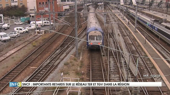 SNCF : Importants retards sur le réseau TER et TGV dans la région