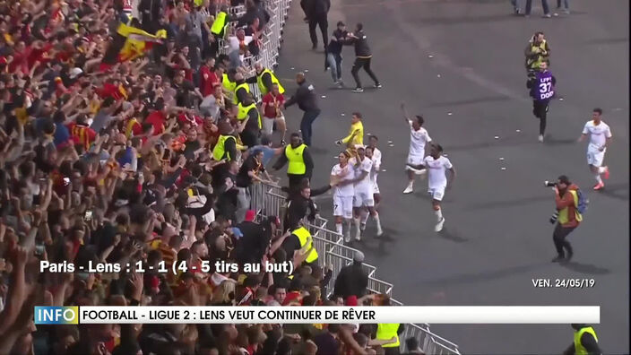 Football  Ligue 2: Lens veut continuer de rêver