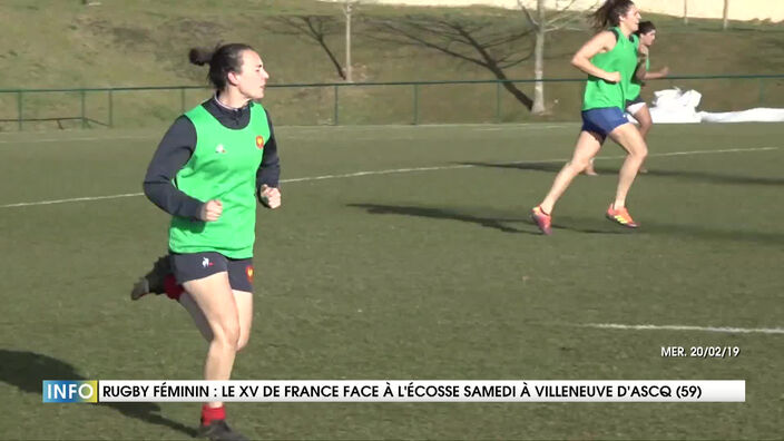 Rugby féminin : Le XV de France face à l’Ecosse samedi à Villeneuve d’Ascq (59)