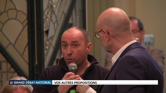 "J'invite M. Macron à venir faire les courses avec moi" - Grand Débat National à Albert (80)