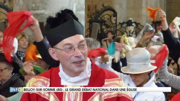 Belloy-sur-Somme : Le Grand débat national dans une Eglise !