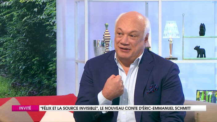 Eric-Emmanuel Schmitt et son nouveau conte, "Felix et la source invisible"