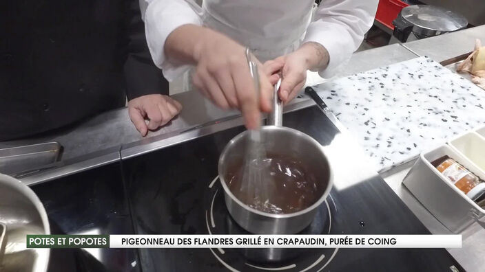 La recette de pigeonneau des Flandres de Diego Delbecq