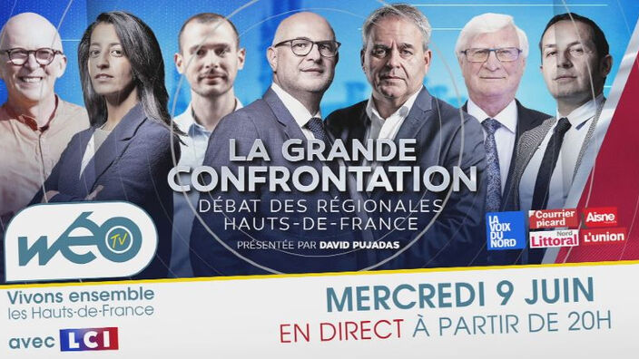 Débat des Régionales en Hauts-de-France : la grande confrontation