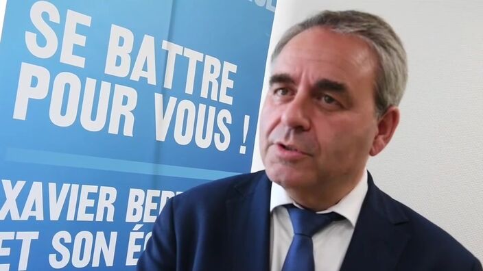 Xavier Bertrand, président sortant (Dvd) du conseil régional explique pourquoi il est candidat à un second mandat et pourquoi il est aussi candidat à la présidence de la République.