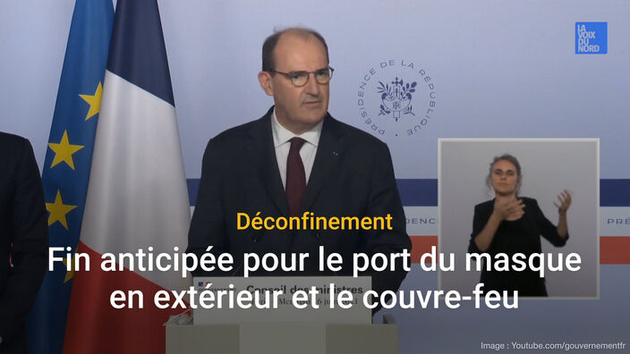 Jean Castex annonce la fin anticipée pour le port du masque en extérieur et le couvre-feu