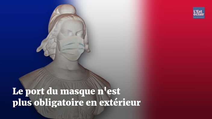 Le port du masque n'est plus obligatoire en extérieur