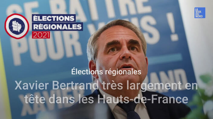 Régionales: Xavier Bertrand très largement en tête, LREM éliminé