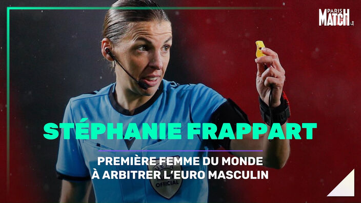 Stéphanie Frappart, Première femme du monde à arbitrer l’Euro masculin.