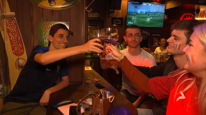 Grosse ambiance hier soir à Lille pour le match Portugal - France