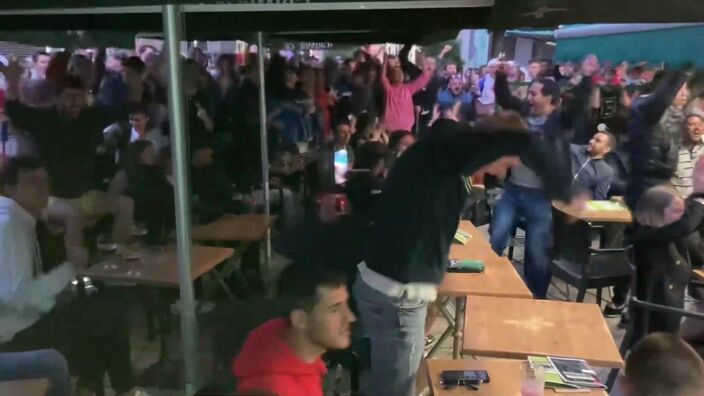 Les supporters de Boulogne  et l’après match dans le centre ville