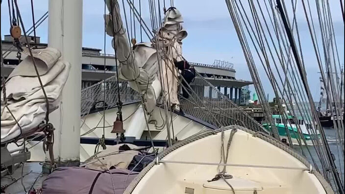 Balade sur le Thalassa lors des fêtes de la mer de Boulogne