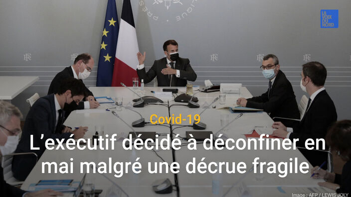 Le gouvernement veut un déconfinement en mai, malgré  une décrue fragile