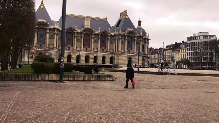 Un dimanche confiné ou pas à Lille - promenade dans les rues