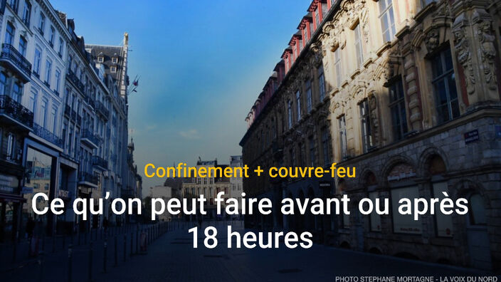 Confinement + couvre-feu : ce qu’on peut faire avant ou après 18 heures